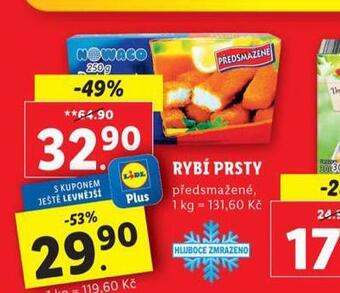 Lidl Nowaco rybí prsty nabídka