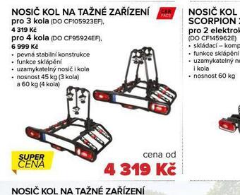Auto Kelly Nosič kol na tažné zařízení pro 4 kola nabídka