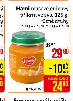 Teta Hami masozeleninový příkrm nabídka