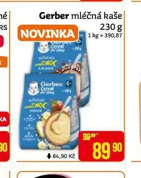 Gerber natural mléčná kaše