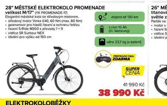 Auto Kelly 28 městské elektrokolo promenade nabídka