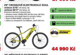 Auto Kelly 29 crossové elektrokolo soul nabídka