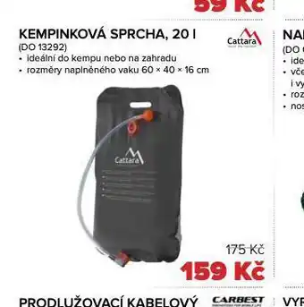 Kempingová sprcha 20l