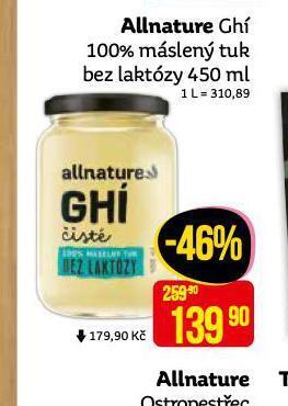 Teta Allnature ghí nabídka