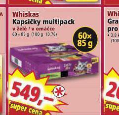 Norma Whiskas kapsičky pro kočky nabídka