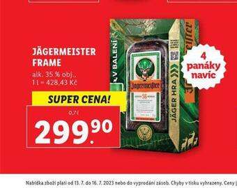 Lidl Jagermeister nabídka