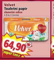 Norma Velvet toaletní papír nabídka