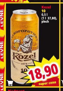 Norma Pivo velkopopovický kozel nabídka