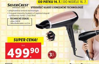 Lidl Vysoušeč vlasů nabídka