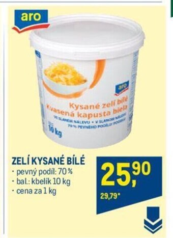 Makro ZELÍ KYSANÉ BÍLÉ nabídka