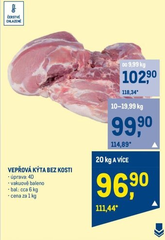 Makro VEPŘOVÁ KÝTA BEZ KOSTI nabídka