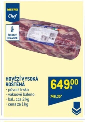 Makro HOVĚZÍ VYSOKÁ ROŠTĚNÁ nabídka