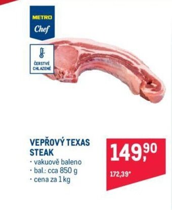 Makro VEPŘOVÝ TEXAS STEAK nabídka