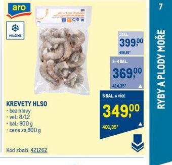 Makro KREVETY HLSO nabídka