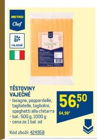 Makro TĚSTOVINY VAJEČNÉ nabídka
