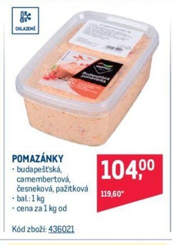 Makro POMAZÁNKY nabídka