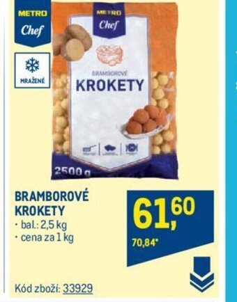 Makro BRAMBOROVÉ KROKETY nabídka
