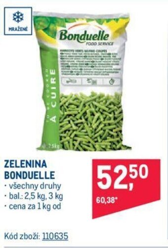 Makro ZELENINA BONDUELLE nabídka