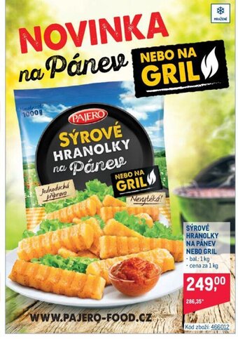 Makro SÝROVÉ HRANOLKY NA PÁNEV NEBO GRIL nabídka