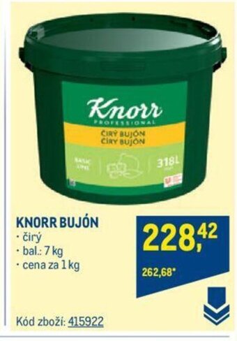 Makro KNORR BUJÓN nabídka
