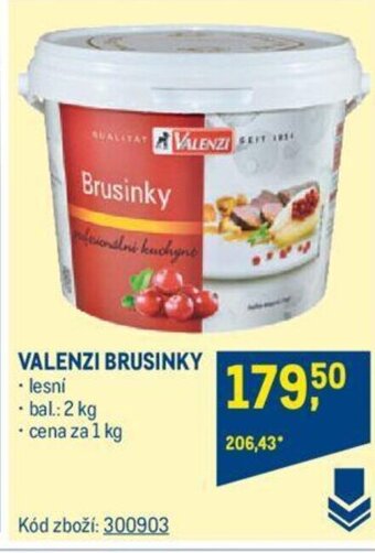 Makro VALENZI BRUSINKY nabídka