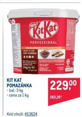 Makro KIT KAT POMAZÁNKA nabídka