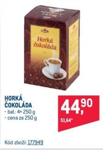 Makro HORKÁ ČOKOLÁDA nabídka