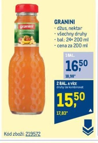 Makro GRANINI nabídka