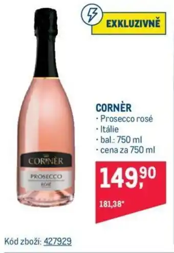Makro CORNER • Prosecco rosé nabídka