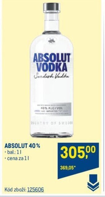 Makro ABSOLUT 40% nabídka