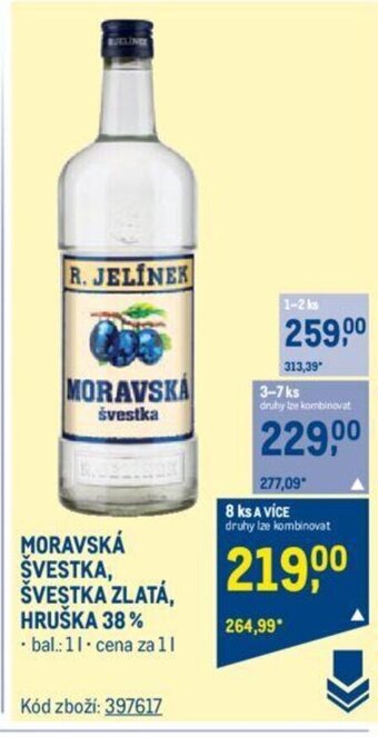 Makro MORAVSKÁ ŠVESTKA,ŠVESTKA ZLATÁ, HRUŠKA 38% nabídka