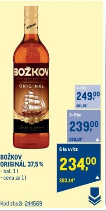 Makro BOŽKOV ORIGINÁL 37,5% nabídka
