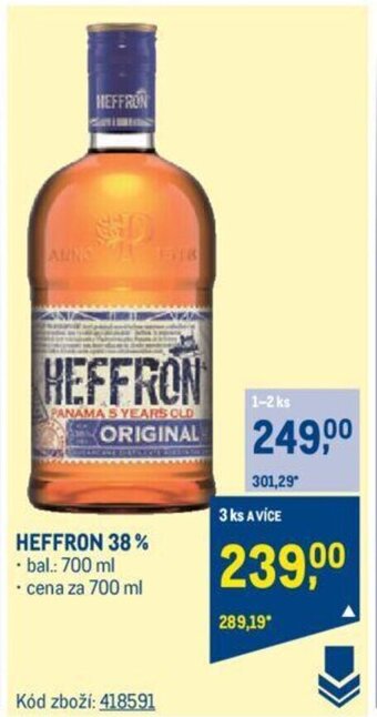 Makro HEFFRON 38% nabídka