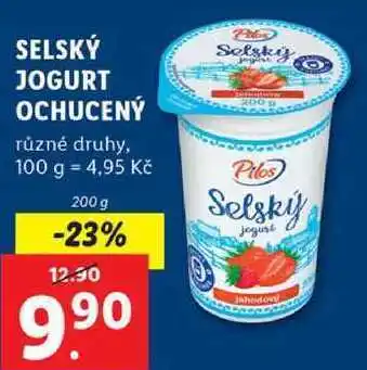 Lidl Selský jogurt ochucený, 200 g nabídka