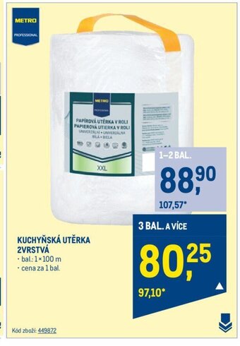 Makro KUCHYŇSKÁ UTĚRKA 2VRSTVÁ nabídka