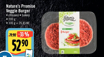 Albert Nature's Promise Veggie Burger nabídka