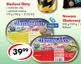 CBA Sled'ové filety nabídka