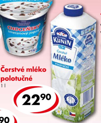 CBA Čerstvé mléko polotučné nabídka