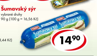 CBA Šumavský sýr nabídka