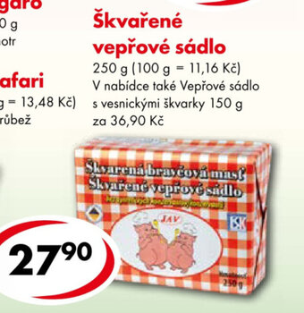 CBA škvařené vepřové sádlo nabídka