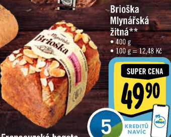 Albert Brioška Mlynářská žitná nabídka