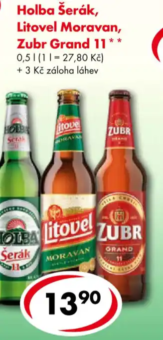Holba Šerák, Litovel Moravan, Zubr Grand 11**