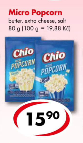 CBA Micro Popcorn nabídka