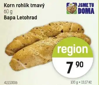 Korn rohlík tmavý