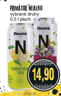 Konzum PRIMÁTOR NEALKO nabídka