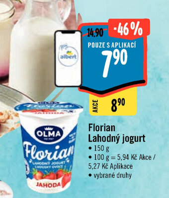 Albert Florian Lahodný jogurt nabídka