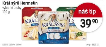 Konzum Král sýrů Hermelín nabídka