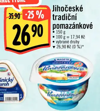 Albert Jihočeské tradiční pomazánkové nabídka