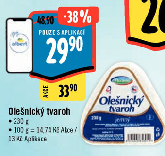 Albert Olešnický tvaroh nabídka