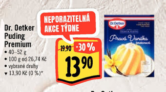 Albert Dr. Oetker Puding Premium nabídka